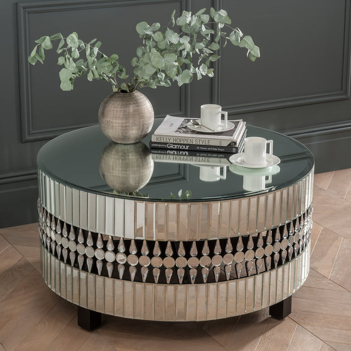 Rylight Round Mirror Coffee Table