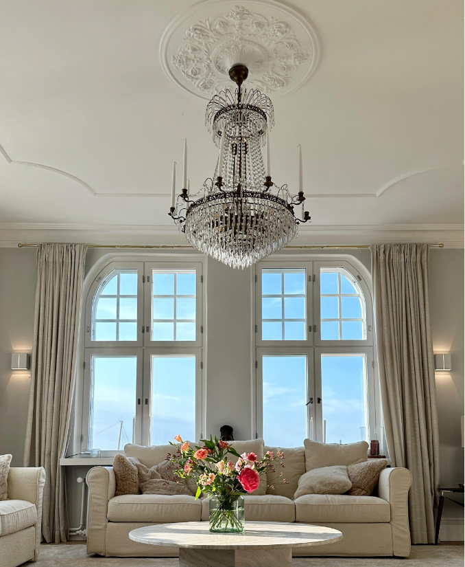 ثريا رايليت إمباير 5/6/8/14 ذراع شمعة كريستال كراون مضادة للنحاس