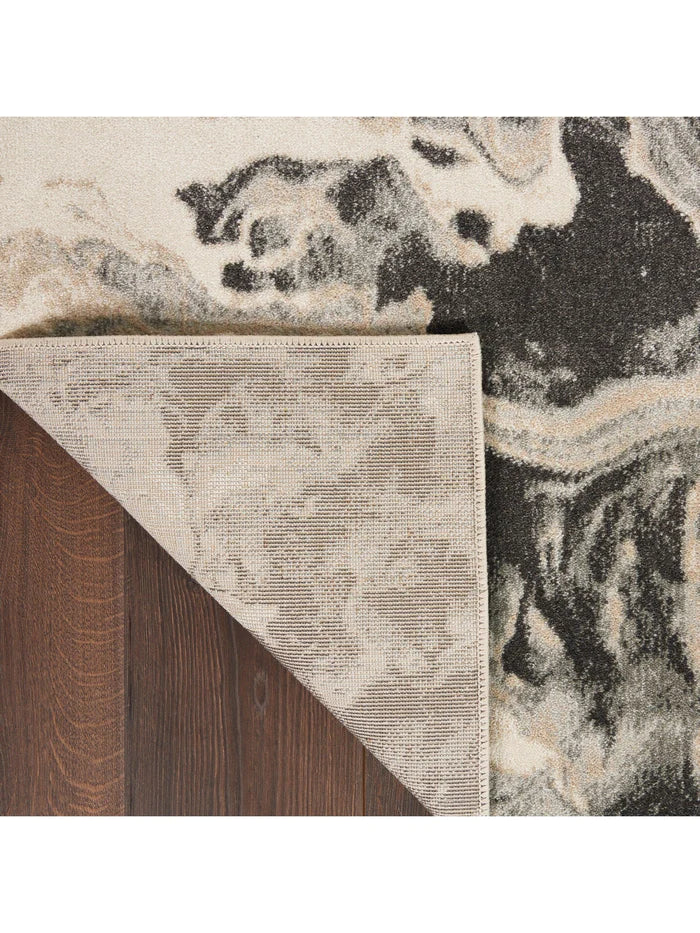 سجادة مستطيلة من Rylight فحمي/رمادي/بيج