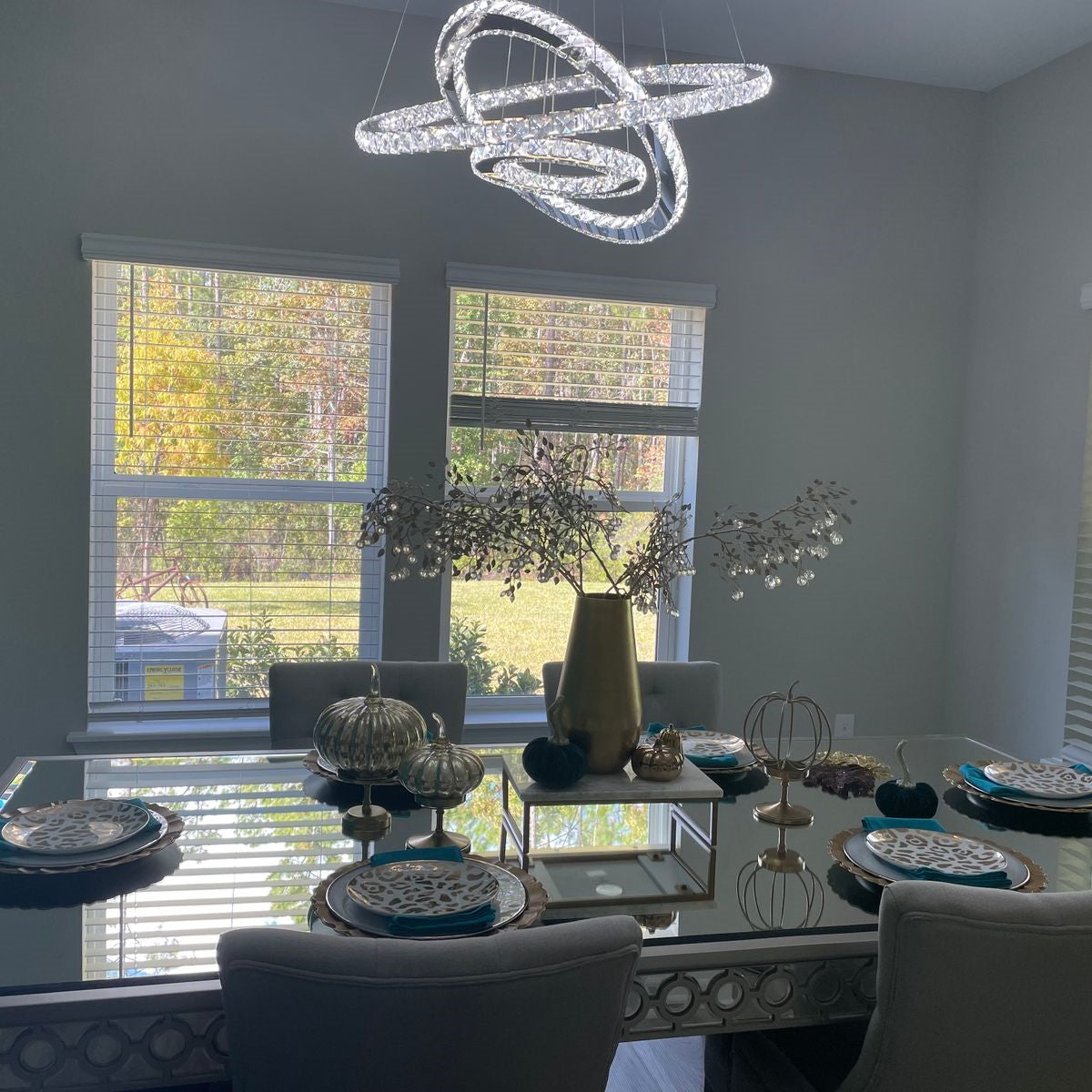 Rylight 2/3/4/5/6/7-Rings Crystal Chandelier