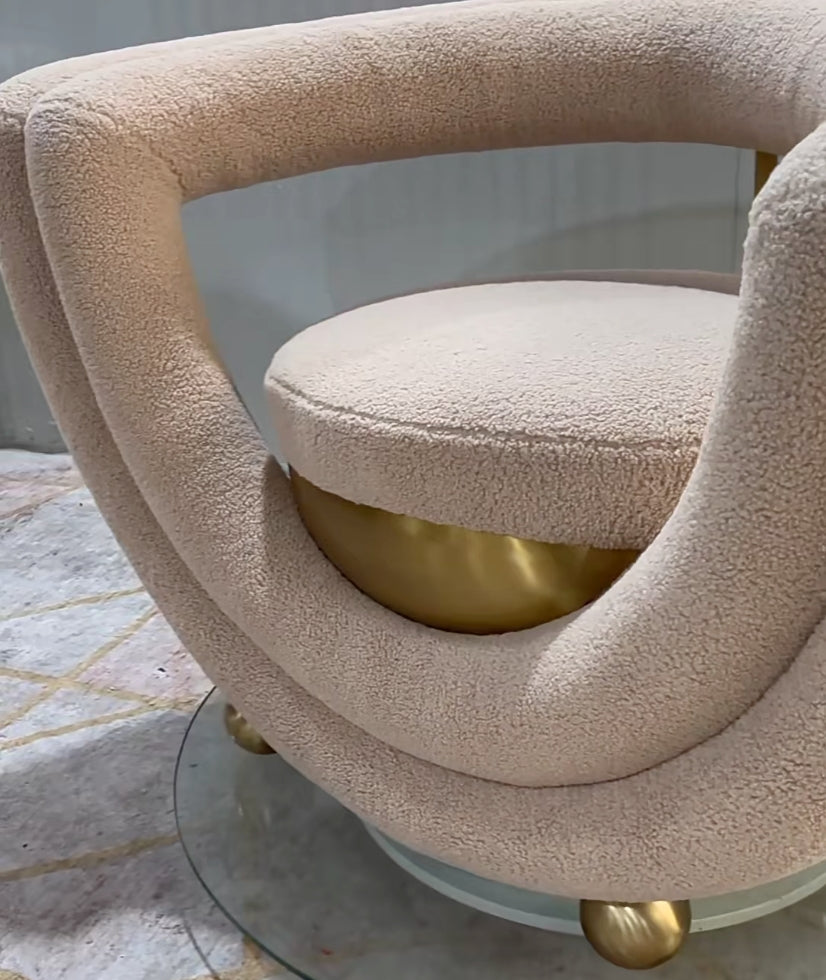 Rylight Art Design Harige Lippen Fauteuil