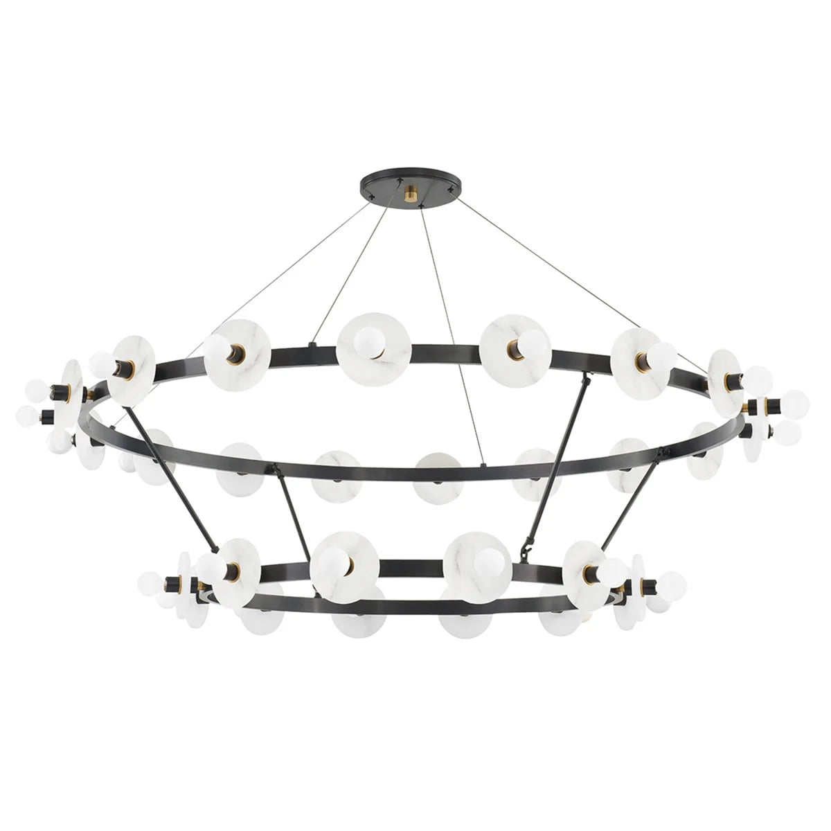 Rylight 1/2-Tier Ring Chandelier