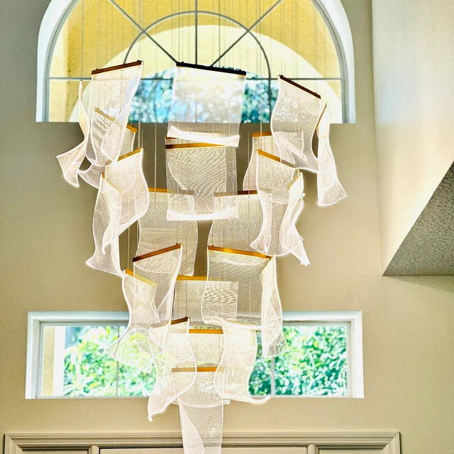 Rylight 8/12/18/28/38-Light Paper LED Chandelier