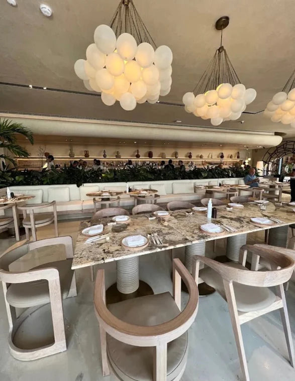 Rylight Cloud Balloons Glass Chandelier