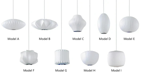 Rylight Modern Irregular Bubble Paper Pendant Lamp