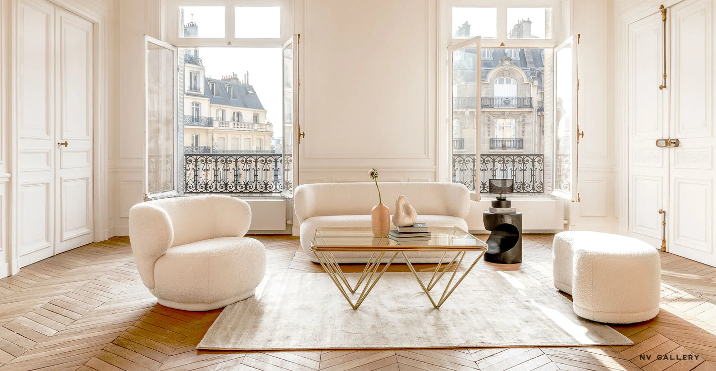 كرسي أريكة شيربا ملتف من Nordic Minimalist