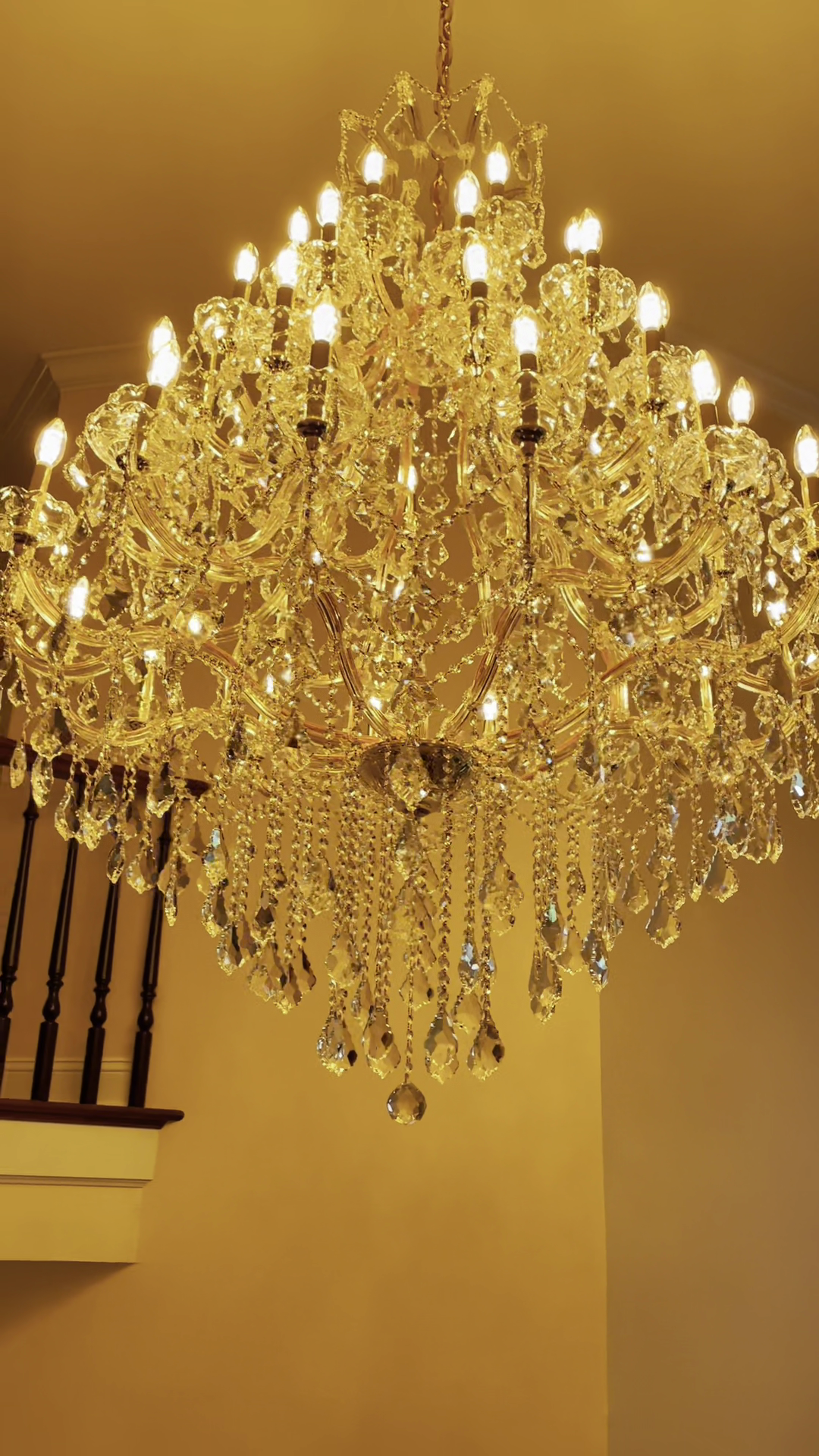 Rylight Candle Branch Crystal Chandelier