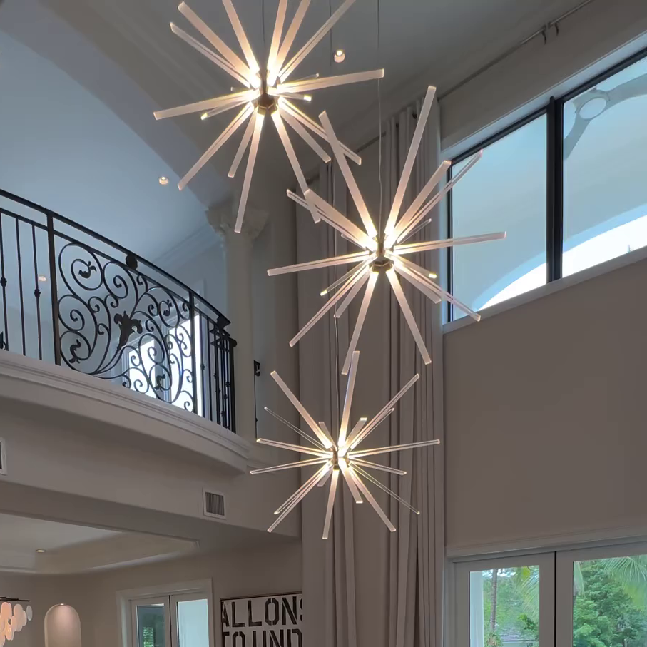 Rylight Abstract Sputnik Chandelier