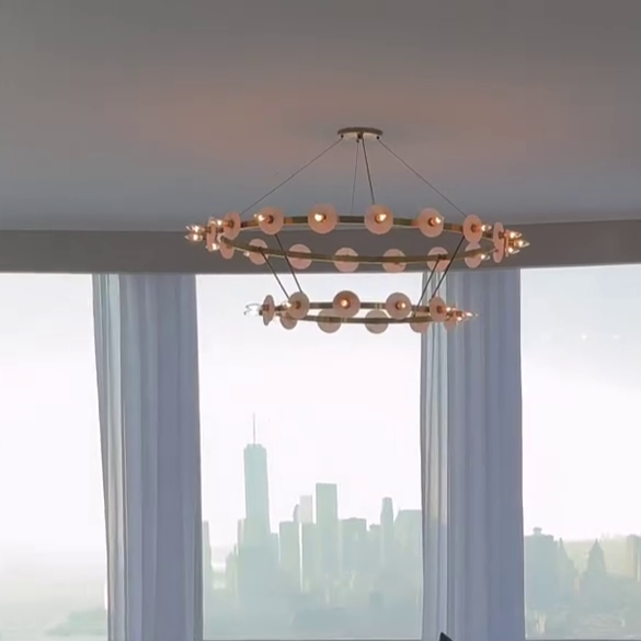 Rylight 1/2-Tier Ring Chandelier