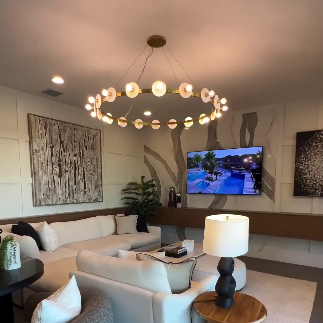 Rylight 1/2-Tier Ring Chandelier