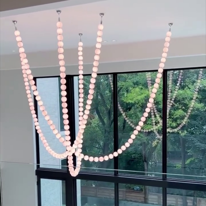 Rylight Pearl Necklace Chandelier