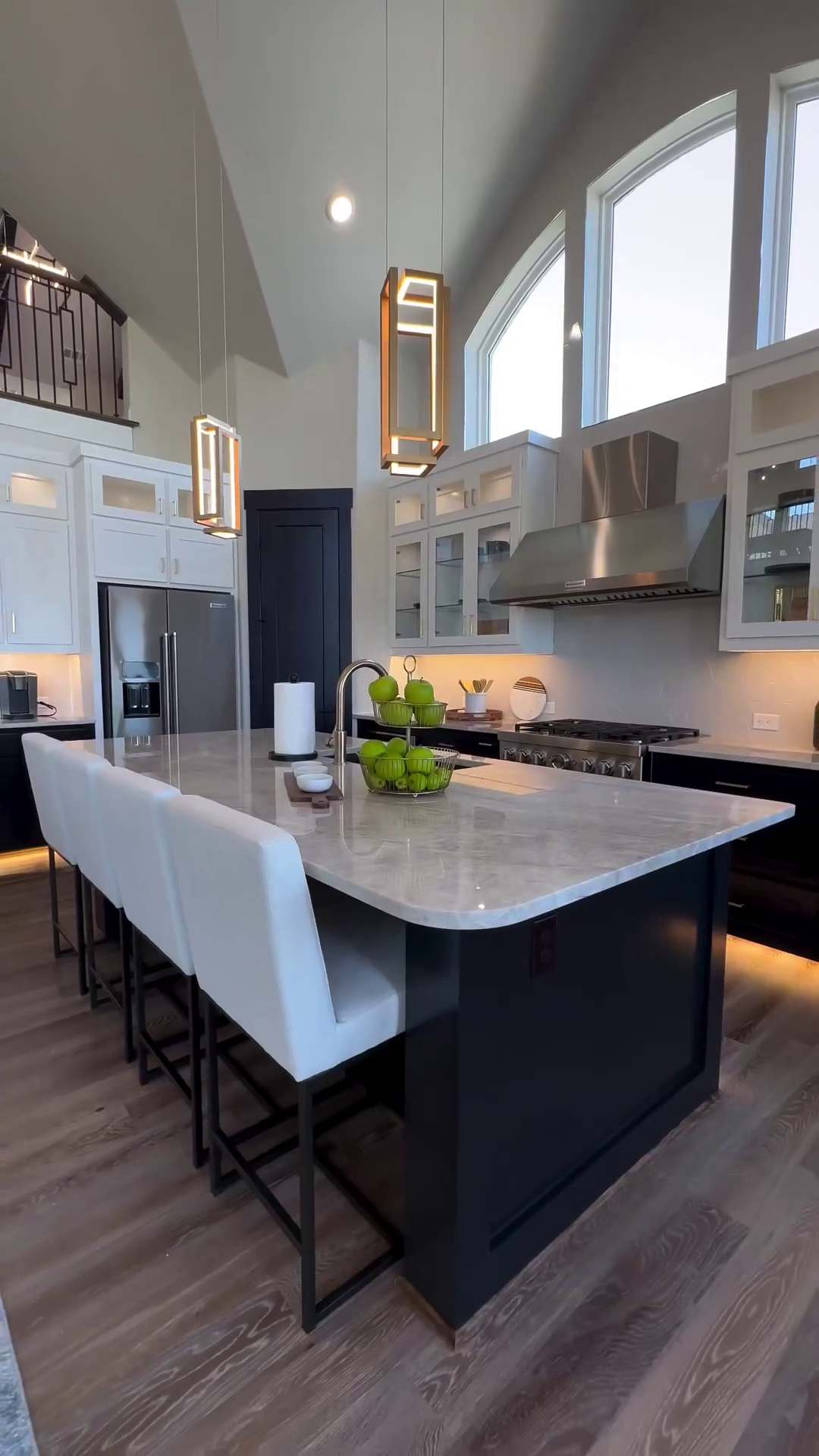 Rylight Goud/Zwarte Kubus LED Hanglamp