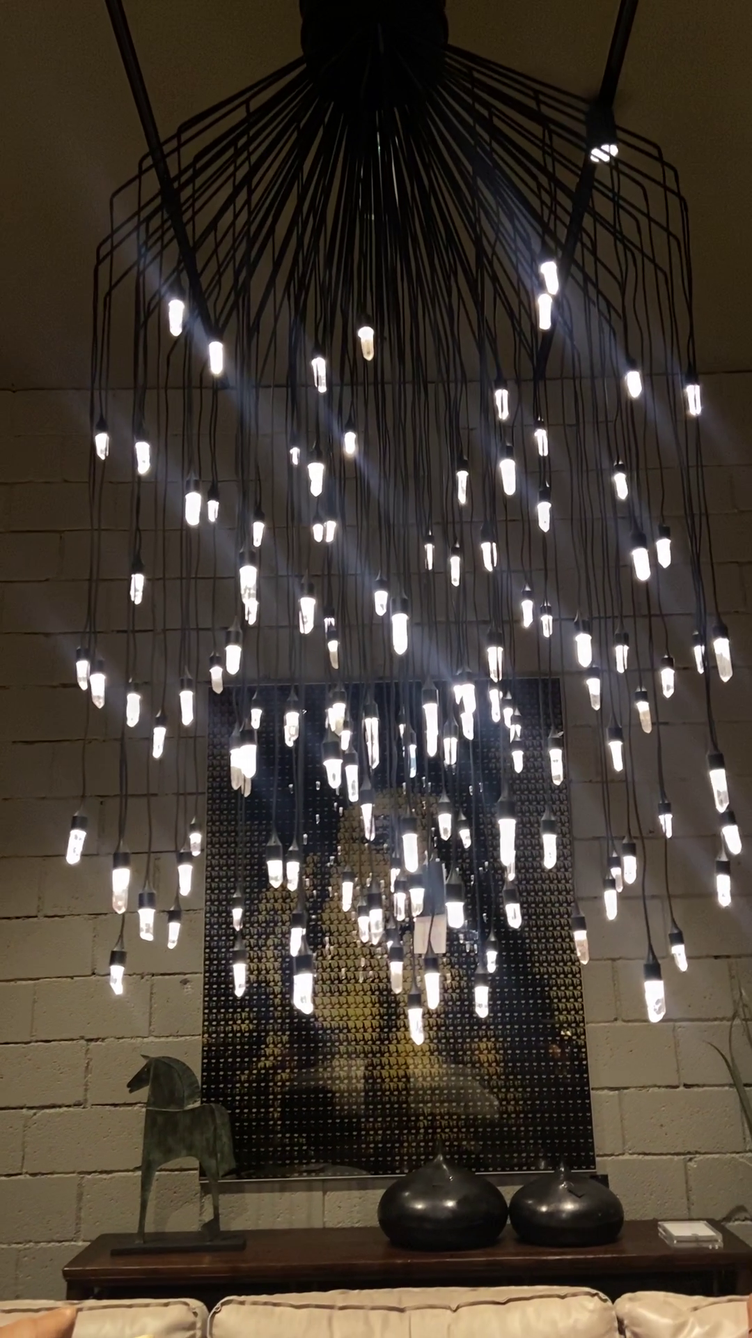 Rylight Rock Crystal Raindrop Chandelier