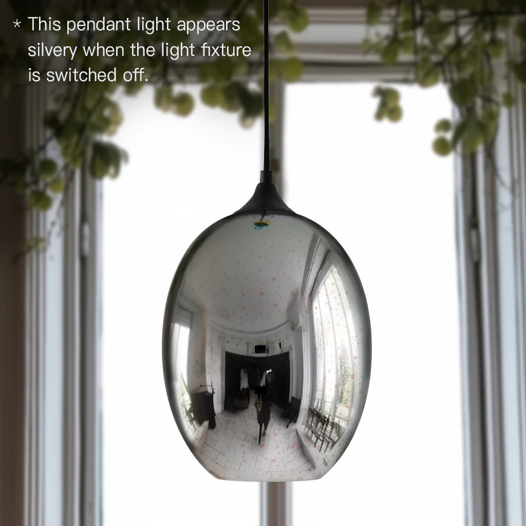 Rylight 3D kleurrijke glazen vuurwerkkunst hanglamp