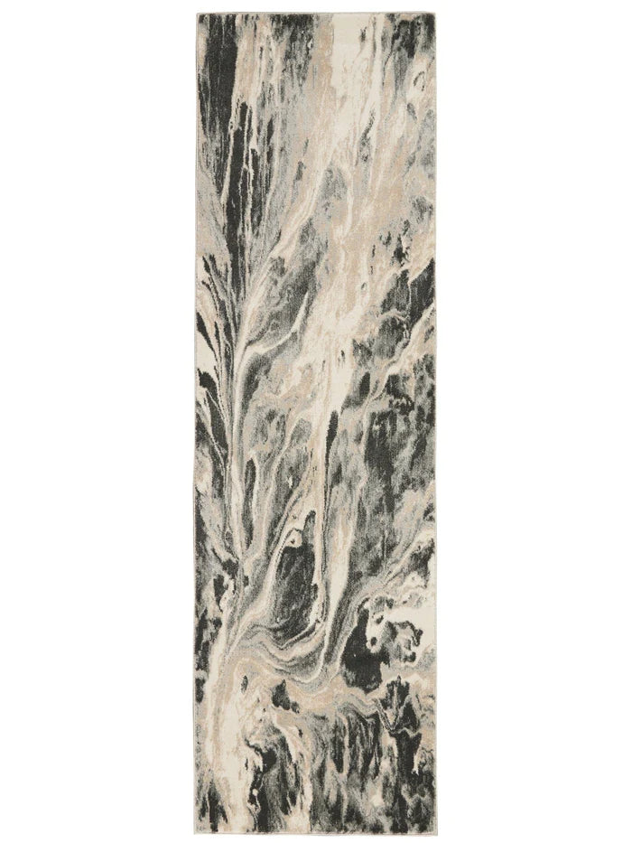 سجادة مستطيلة من Rylight فحمي/رمادي/بيج
