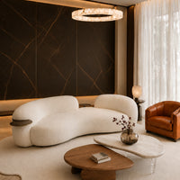 Modern Creative Floating Marble Coffee Table Composition