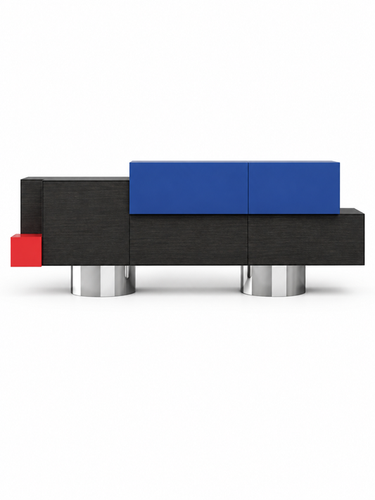 Chromatic Geometric Sideboard