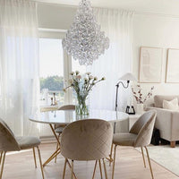 Rylight Honeycomb Glass Tiered Chandelier