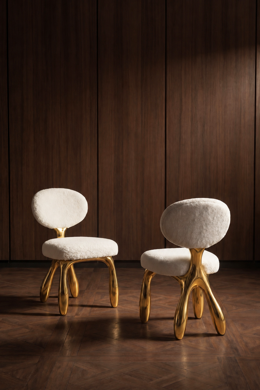 Iris Sculptural Dining/Dressing Chair