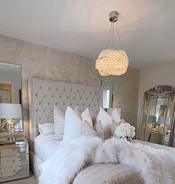 Rylight 6/8-lichts ronde kristallen kroonluchter in goud/chroom afwerking