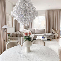 Rylight Honeycomb Glass Tiered Chandelier