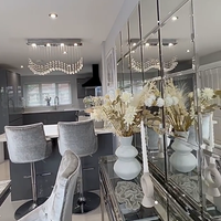 Rylight 4/6-lichts creatieve kristallen bolgolfkroonluchter