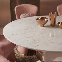 Ivory Orbit Artful Dining Table