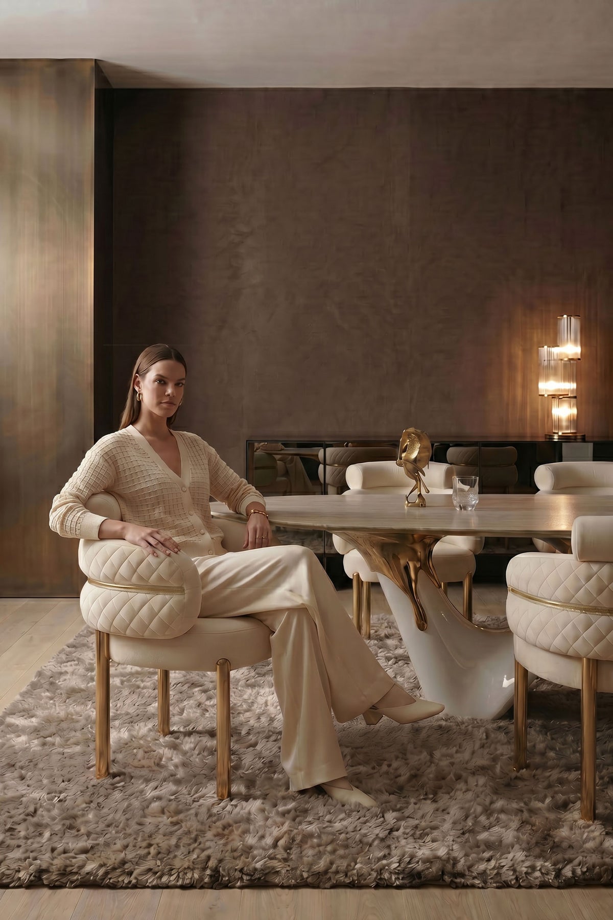Aurelia Quilted Dining Chair