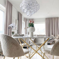 Rylight Honeycomb Glass Tiered Chandelier