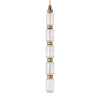 Irregular Art Glass Pendant Lamp