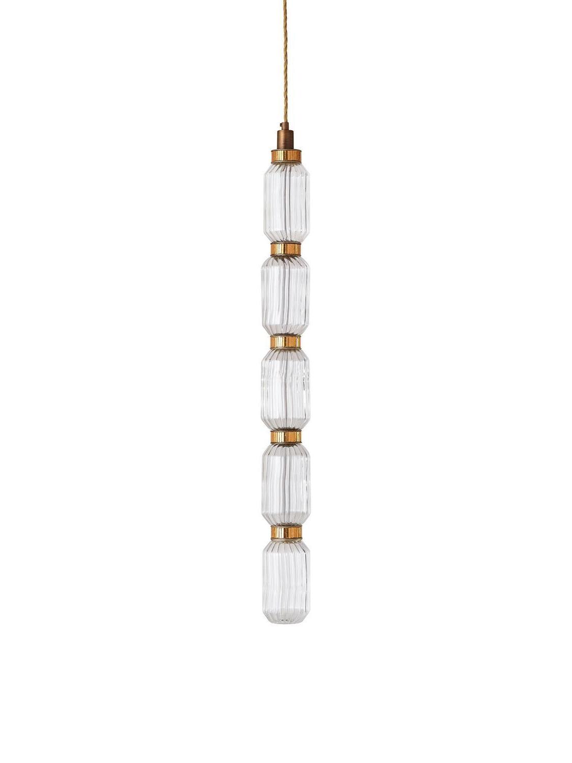 Irregular Art Glass Pendant Lamp