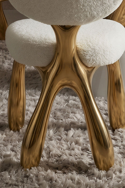 Iris Sculptural Dining/Dressing Chair