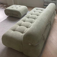 Vintage Leather/Cotton Soriana Armchairs Sofa For Living Room/Study