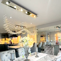 Rylight 4/6-lichts creatieve kristallen bolgolfkroonluchter