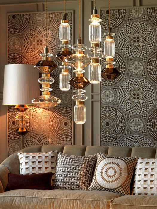 Irregular Art Glass Pendant Lamp