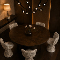 Tiger Mountain Sculptural Pedestal Chair