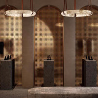 ثريا دائرية حديثة من المرمر لغرفة المعيشة/غرفة النوم