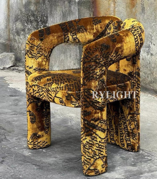 Tiger Mountain Sculptural Accent Chair for Living Room