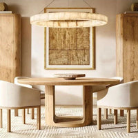 Art Dolomite Ring Chandelier for Living Room/Bedroom