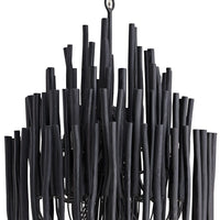 Rylight 5/6-Light Modern Branch Modeling Chandelier in White/Black Color