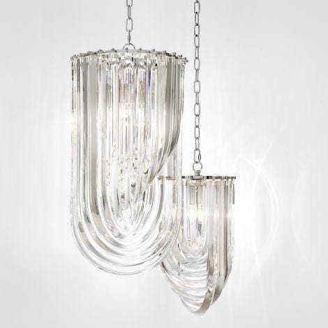 Rylight Semi-elliptic Acrylic Pendant for Staircase/Hallway/Entryway Mainly