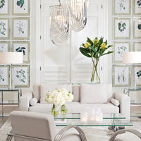 Rylight Semi-elliptic Acrylic Pendant for Staircase/Hallway/Entryway Mainly
