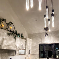 مصباح السقف المستدير/المستطيل الحديث والفاخر من Rylight باللون الأسود