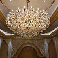 Rylight klassieke kristallen kroonluchter met 16/39 lichtkaarsen