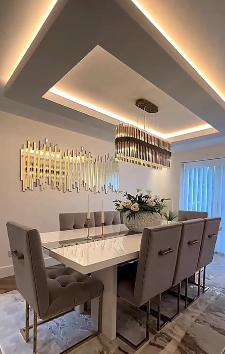 Rylight antieke koperen ronde kroonluchter/high-end plafondlamp