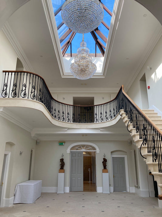 Rylight Empire extra grote kristallen kroonluchter met 4 niveaus