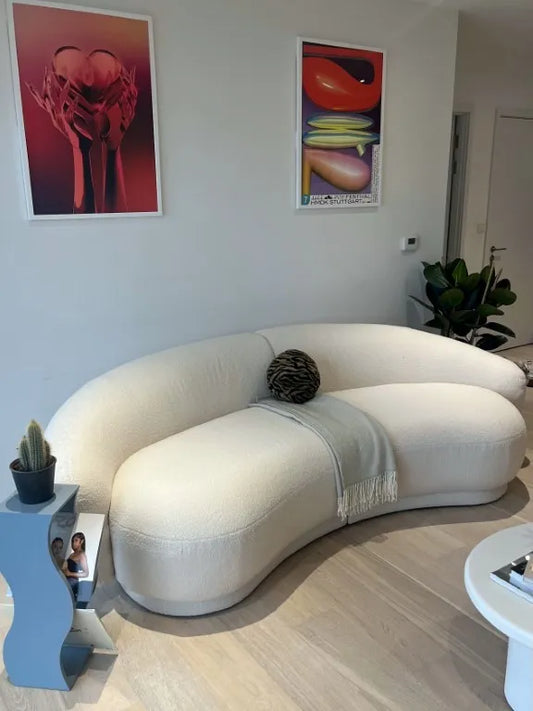 Rylight 3-Seater Teddy Flannel Sofa