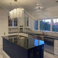 Rylight ronde/rechthoekige kristallen wilgenkroonluchter