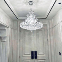 Rylight 4-laags bloemenkristallen kroonluchter