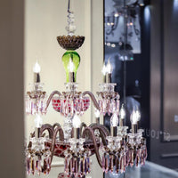 Luxury Colorful 18-Light Crystal Floor Lamp
